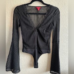 GUESS Lace Bodysuit XS NWOT